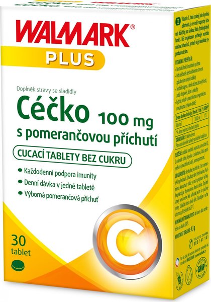 Walmark Céčko 100mg pomaranč tab.30