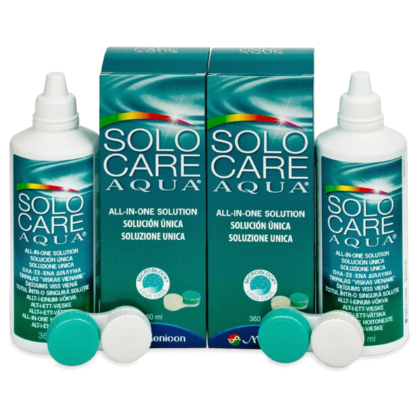 SoloCare Aqua 2 x 360 ml s 2 púzdry