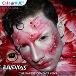 ColourVue Crazy šošovky 17 mm - Ravenous (2 ks ročné) - nedioptrické