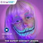 ColourVue Crazy šošovky - Cheshire Cat (2 ks ročné) - nedioptrické