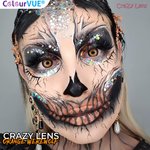 ColourVue Crazy šošovky - Orange Werewolf (2 ks ročné) - nedioptrické