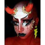 ColourVue Crazy šošovky - Red Devil (2 ks  jednodenné) - nedioptrické