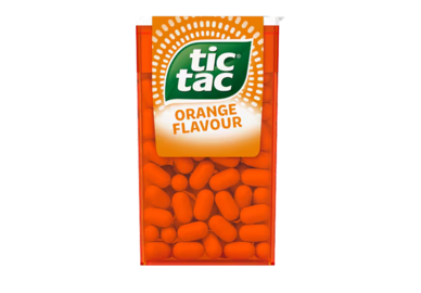 Tic TAc s pomarančovou príchuťou 18g