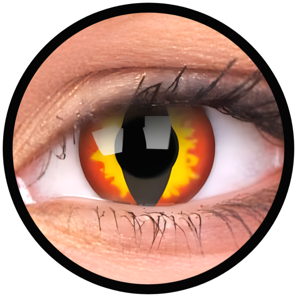 ColourVue Crazy šošovky - Dragon Eyes (2 ks ročné) - nedioptrické, dopredaj