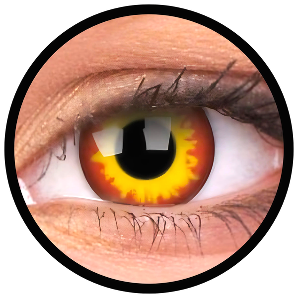 ColourVue Crazy šošovky - Wildfire (2 ks trojmesačné) - nedioptrické