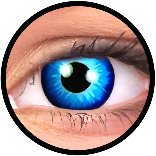 ColourVue Crazy šošovky - Space Blue (2 ks trojmesačné) - nedioptrické