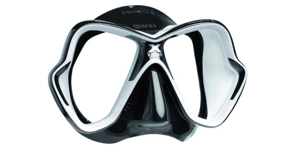 Maska MARES X-Vision LiquidSkin čierno-biela