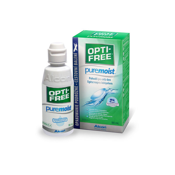 OPTI-FREE PureMoist  90ml s púzdrom - exp.09/2026, akčné balenie
