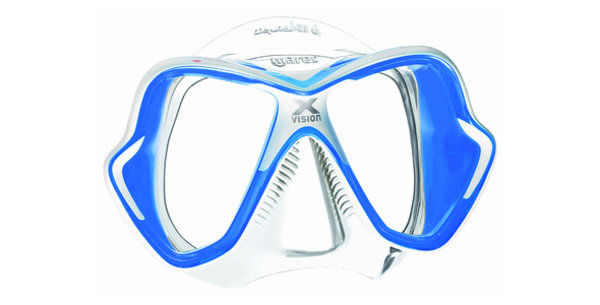 Maska MARES X-Vision LiquidSkin transparentná / modrá