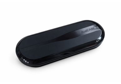 Duopúzdro na okuliare a šošovky - čierne