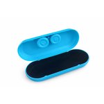 Duopúzdro na okuliare a šošovky - modré