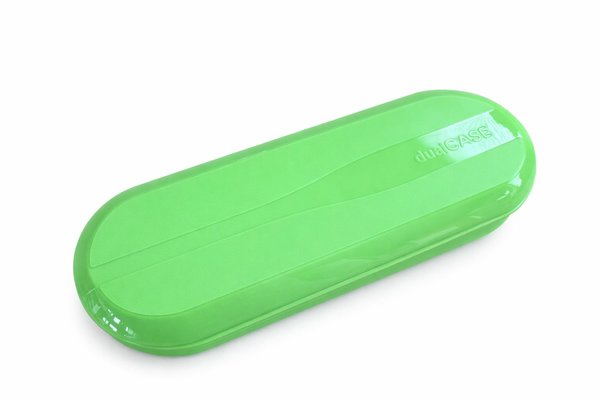 Duopúzdro na okuliare a šošovky - zelené