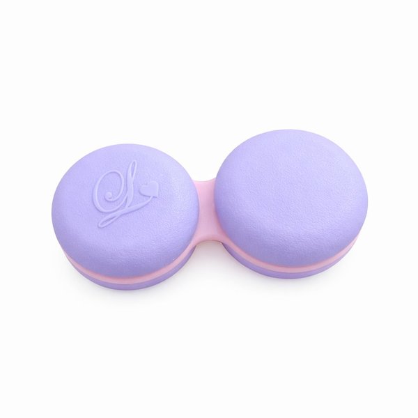 Klasické puzdro makrónka - fialové