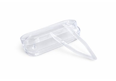 Pinzeta na kontaktné šošovky v puzdre - transparentná