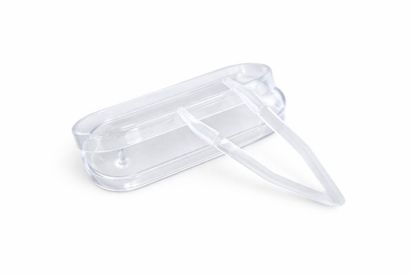 Pinzeta na kontaktné šošovky v puzdre - transparentná