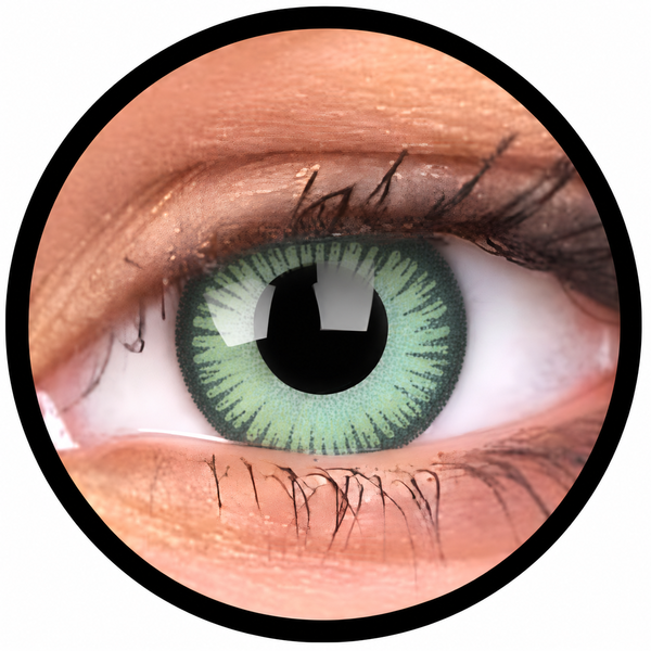 Phantasee Big Eyes - Lustrous Green (2 šošovky trojmesačné) - nedioptrické