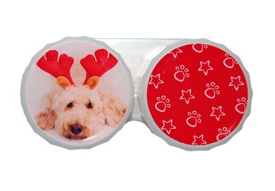 Ozdobné púzdro vianočné - Pes s parohy