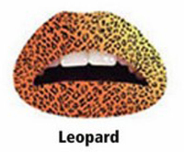 Samolepka na pery - Leopard