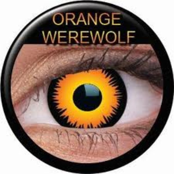 ColourVue Crazy šošovky - Orange Werewolf (2 ks ročné) - nedioptrické - exp-02/22