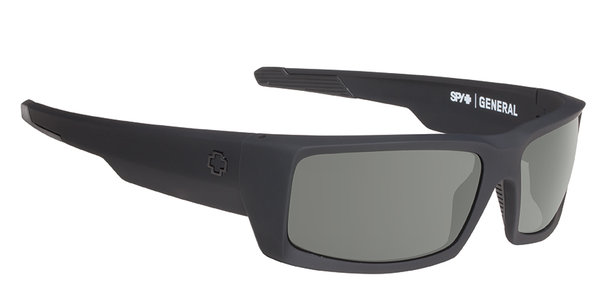 Slnečné okuliare SPY GENERAL - Soft Matte Black - happy polar