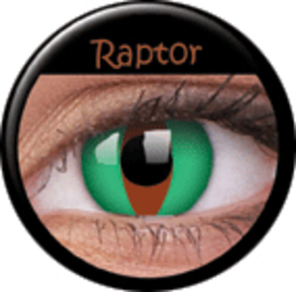 ColourVue Crazy šošovky - Raptor (2 ks trojmesačné) - nedioptrické