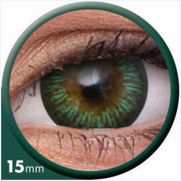 ColourVue Big Eyes - Enchanter Green (2 šošovky trojmesačné) - dioptrické - výpredaj exp.01/2020