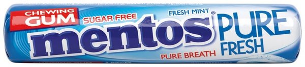 Mentos Gum pure fresh mint roll 15,5g