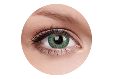 ColourVue One-Day dioptrické (10ks jednodenné) - Emerald - exp. 11/2025