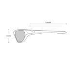 Cyklistické okuliare SPY Quanta - Ansi Matte Graphite