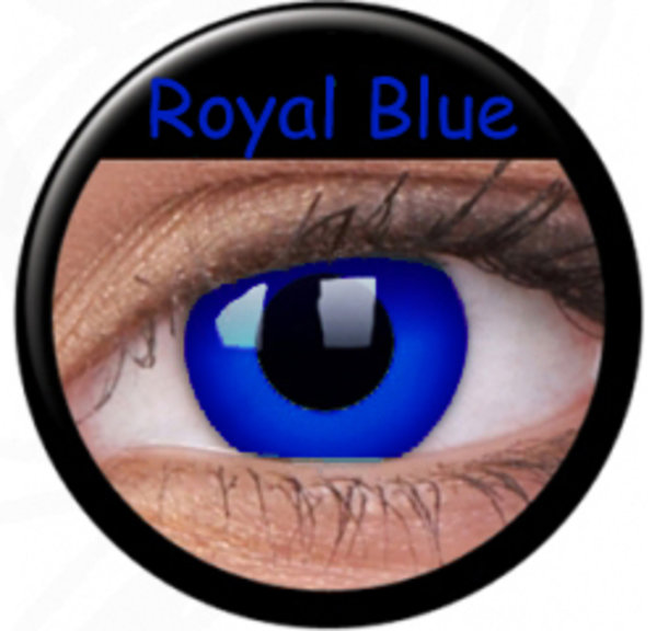 ColourVue Crazy šošovky - Psylocke (Royal Blue) (2 ks ročné) - nedioptrické - poškodený obal