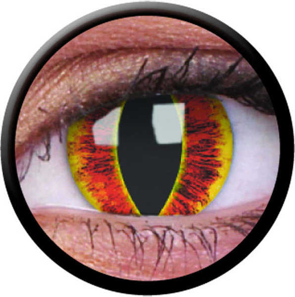 ColourVue Crazy šošovky - Saurons Eye (2 ks ročné) - nedioptrické - exp.02/22